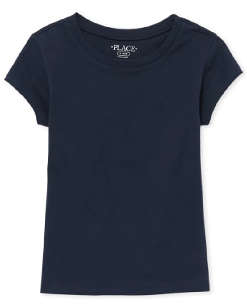 Lot de 3 t-shirts superposés basiques pour filles