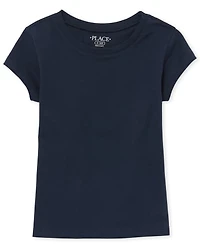 Lot de 3 t-shirts superposés basiques pour filles