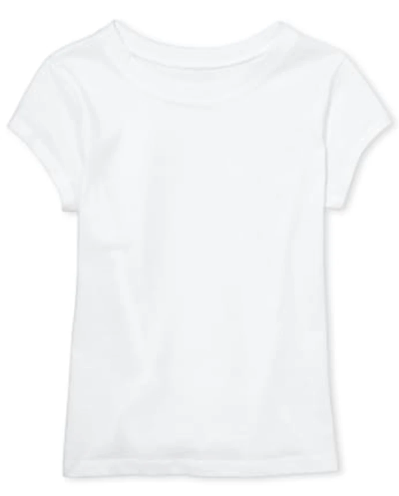 Lot de 3 t-shirts superposés basiques pour filles