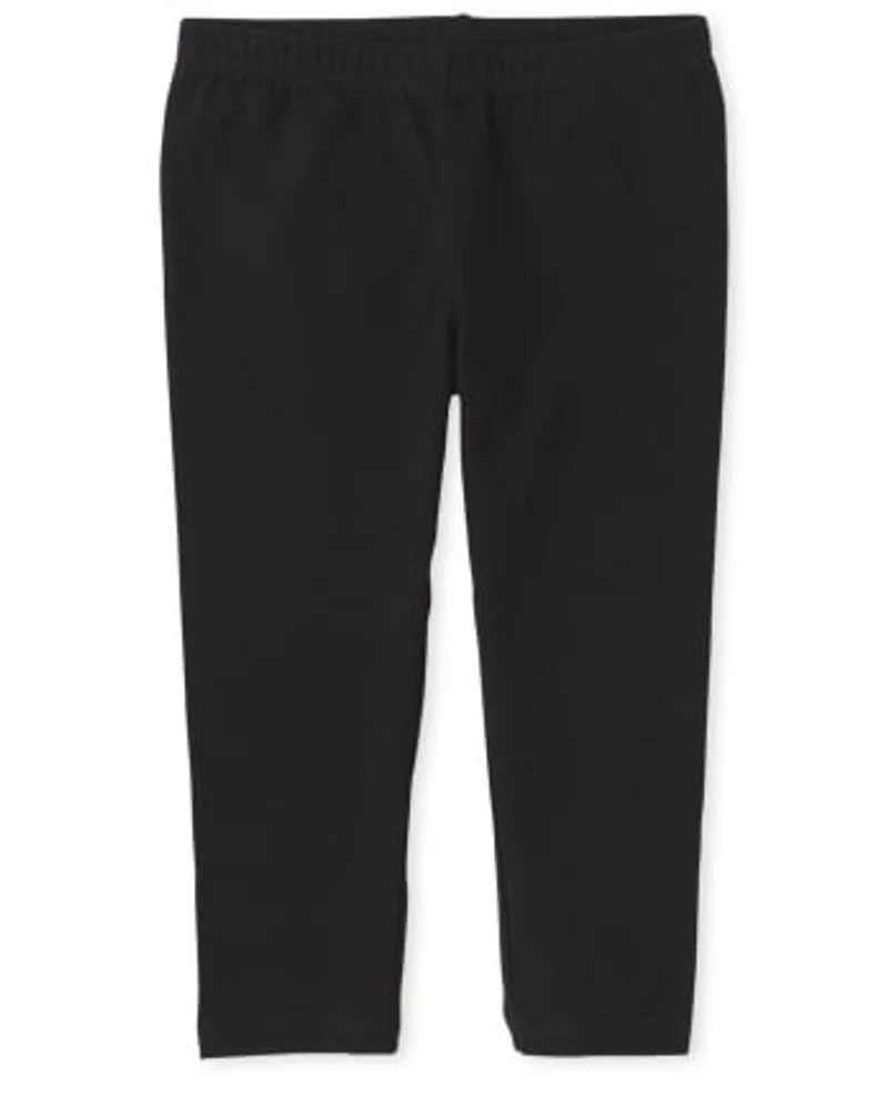 Lot de 4 leggings capri pour filles