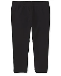 Lot de 4 leggings capri pour filles