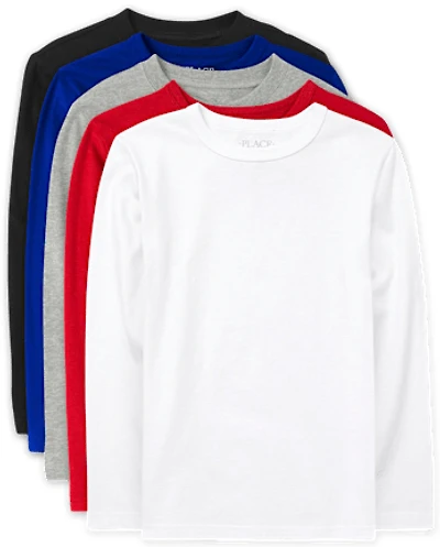 Boys Basic Layering Tee 5-Pack