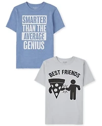Boys Humor Graphic Tee 2-Pack