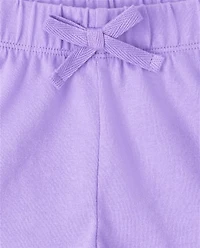 Girls Print Shorts 2-Pack