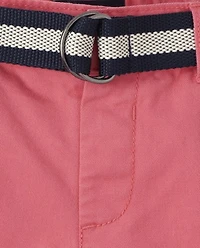 Baby And Toddler Boys Belted Chino Shorts