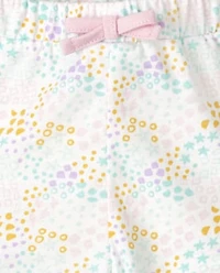 Baby Girls Ruffle Shorts 4-Pack