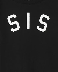 Baby And Toddler Girls Matching Family Sis Graphic Tee