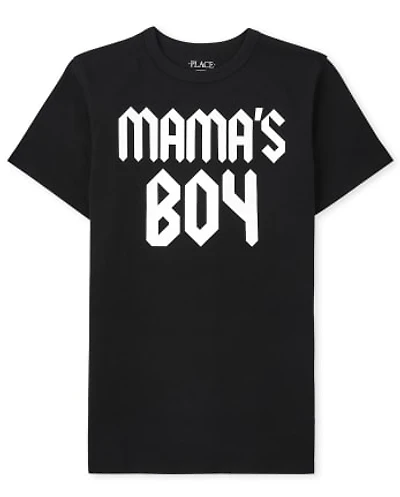 Boys Mama's Boy Graphic Tee