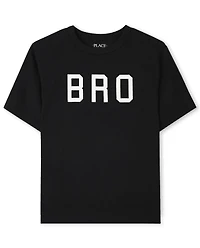 Boys Matching Family Bro Graphic Tee