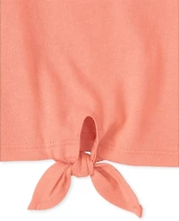 Toddler Girls Print Ruffle Tank Top 2-Pack