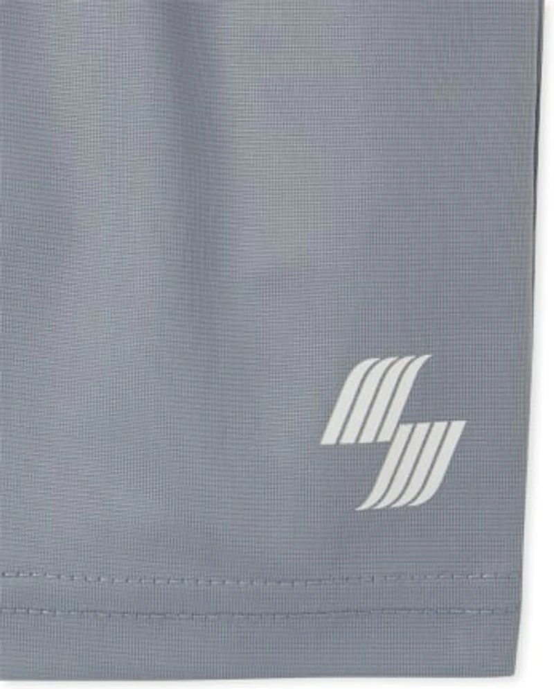 Toddler Boys Basketball Shorts 3-Pack