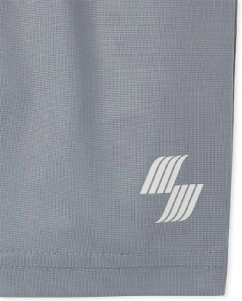 Toddler Boys Basketball Shorts 3-Pack