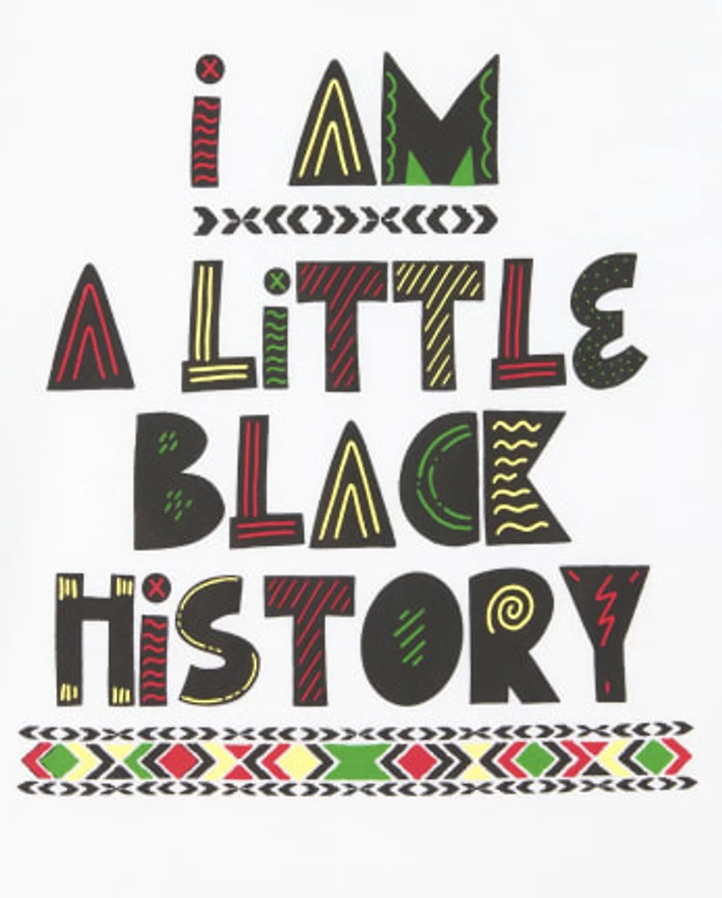 Baby And Toddler Matching Family Black History Graphic Tee