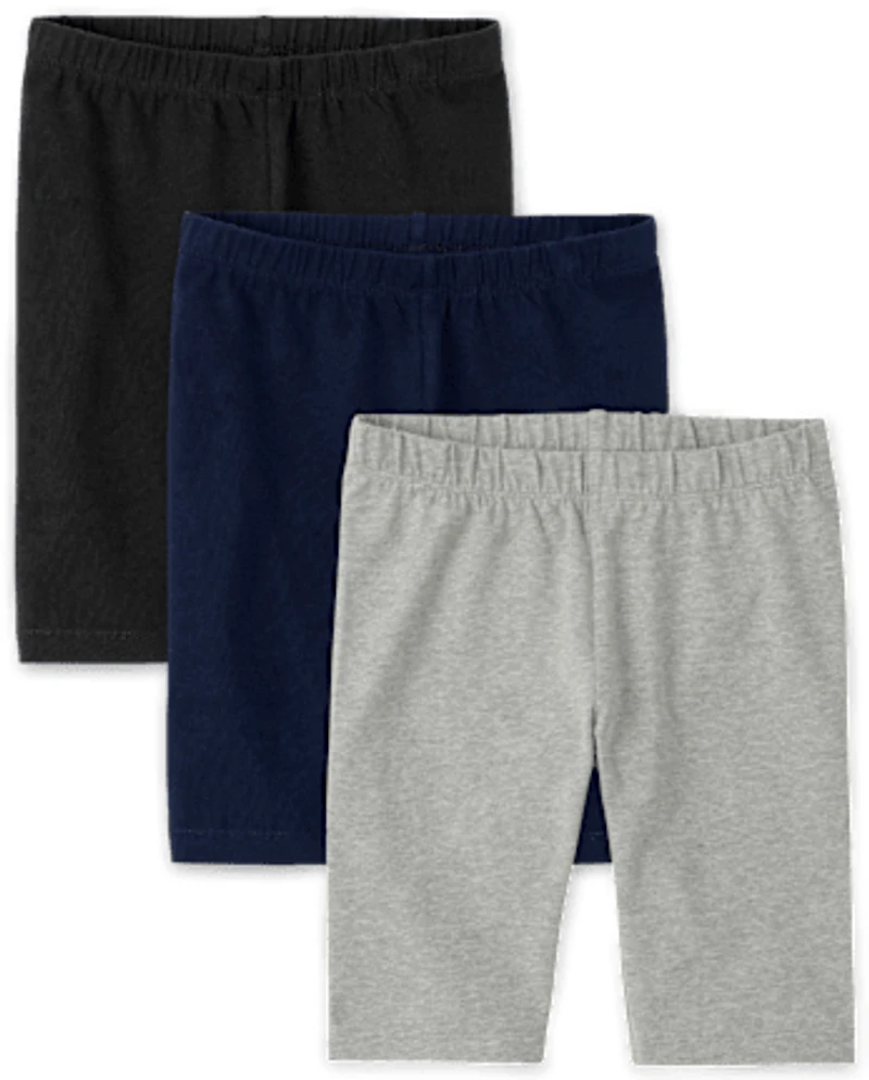 Girls Bike Shorts 3-Pack