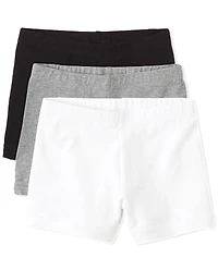 Girls Cartwheel Shorts 3-Pack - Plus