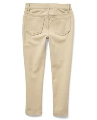 Girls Uniform Ponte Knit Pull On Jeggings 5-Pack