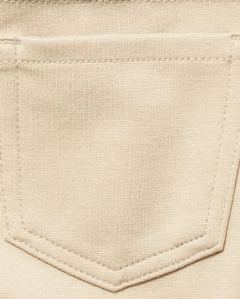 Girls Uniform Ponte Knit Pull On Jeggings 5-Pack
