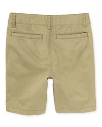 Boys Uniform Stretch Chino Shorts 6-Pack