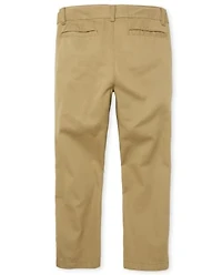 Boys Uniform Stretch Skinny Chino Pants 5-Pack