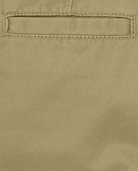 Boys Uniform Stretch Straight Chino Pants 5-Pack