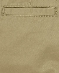 Boys Uniform Stretch Straight Chino Pants 4-Pack