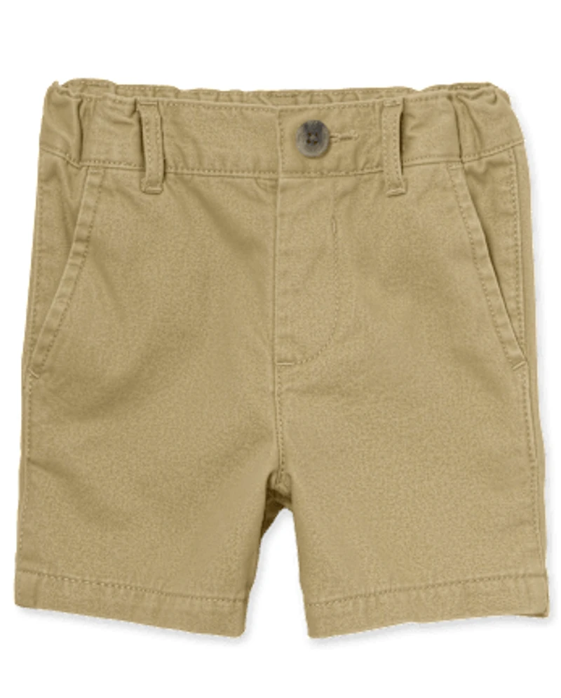 Baby and Toddler Boys Uniform Stretch Chino Shorts