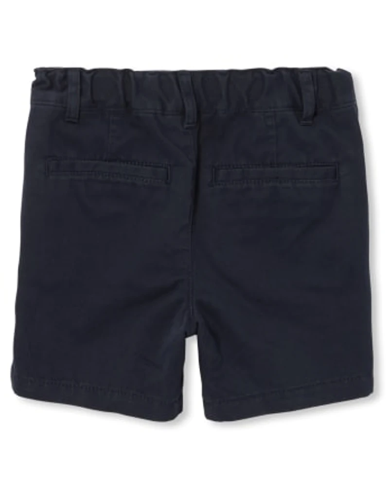 Baby and Toddler Boys Uniform Stretch Chino Shorts