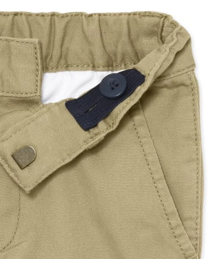 Baby And Toddler Boys Uniform Stretch Skinny Chino Pants 5-Pack