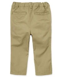 Baby And Toddler Boys Uniform Stretch Skinny Chino Pants 5-Pack