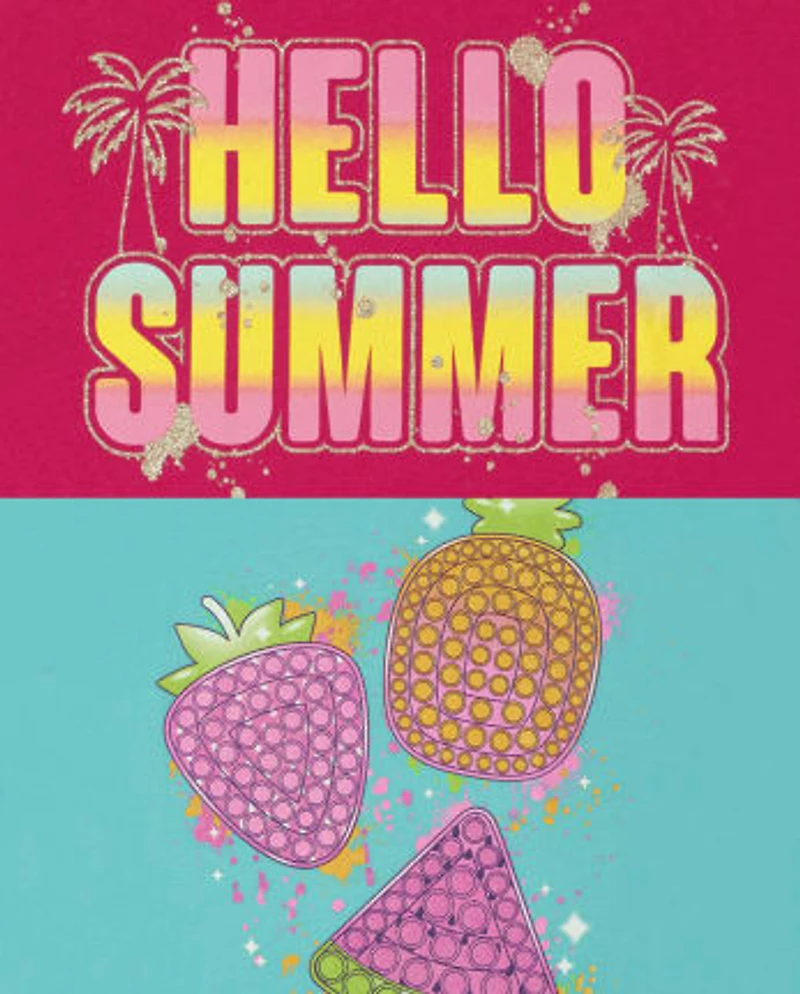 Girls Food Graphic Tee 5-Pack