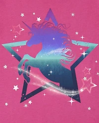 Girls Unicorn Graphic Tee 3-Pack