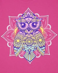 Girls Animal Graphic Tee 4-Pack