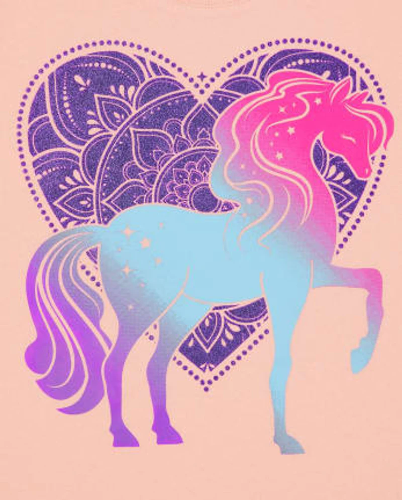 Girls Animal Graphic Tee 4-Pack