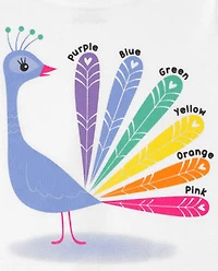 Toddler Girls Educational Graphic Tee 2-Pack