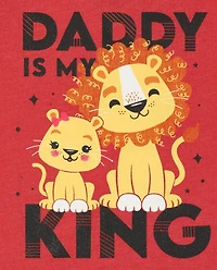 Baby And Toddler Girls Dad Graphic Tee 2-Pack