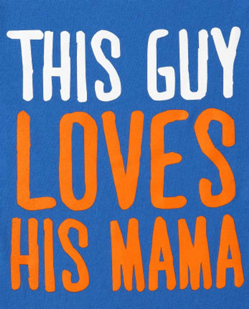 Baby And Toddler Boys Mom Graphic Tee 2-Pack