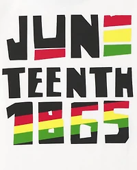 T-shirt graphique assorti pour la famille Juneteenth unisexe enfants