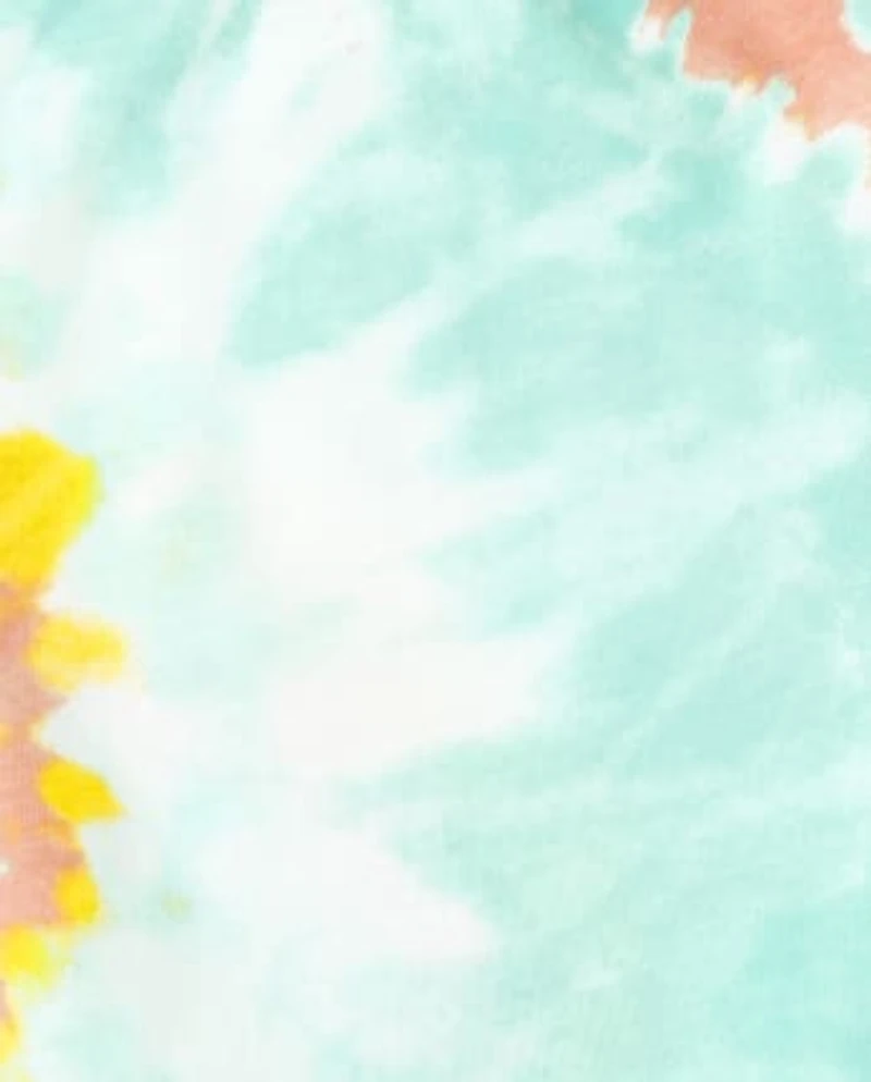 Lot de 2 shorts tie-dye unisexe pour bébé