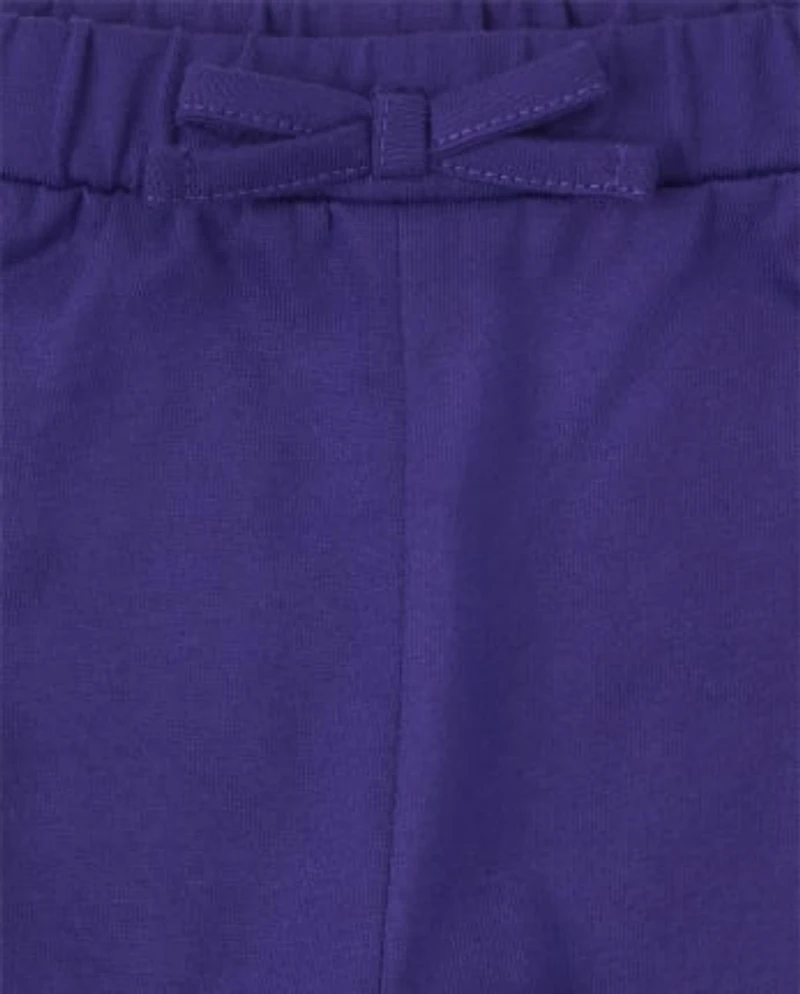 Baby Girls Flamingo Ruffle Shorts 2-Pack