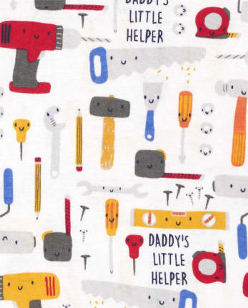 Baby And Toddler Construction Snug Fit Cotton Pajamas 2-Pack