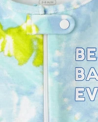 Baby And Toddler Boys Matching Family Tie Dye Snug Fit Cotton One Piece Pajamas