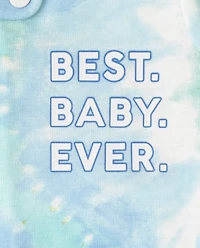Baby And Toddler Boys Matching Family Tie Dye Snug Fit Cotton One Piece Pajamas