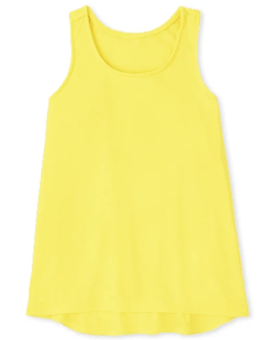 Girls High Low Pajama Tank Top