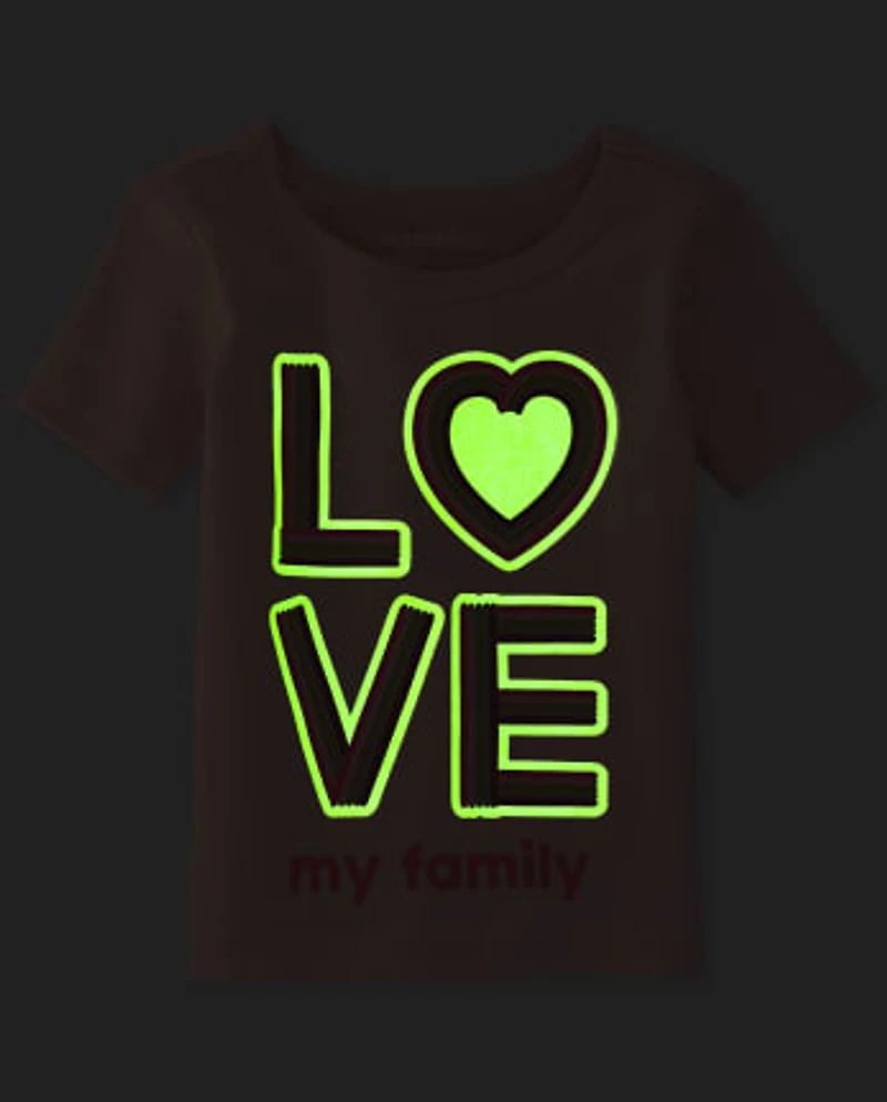 Baby And Toddler Girls Glow Love Popsicle Snug Fit Cotton Pajamas 2-Pack