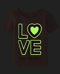 Baby And Toddler Girls Glow Love Popsicle Snug Fit Cotton Pajamas 2-Pack