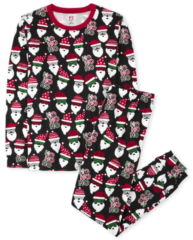 Pyjama en coton unisexe pour adulte assorti Family Glow Ho