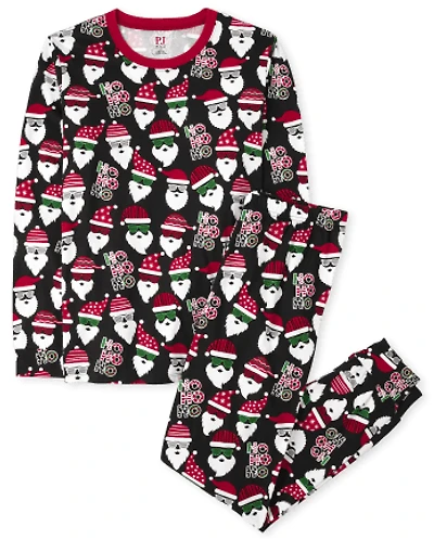 Pyjama en coton unisexe pour adulte assorti Family Glow Ho