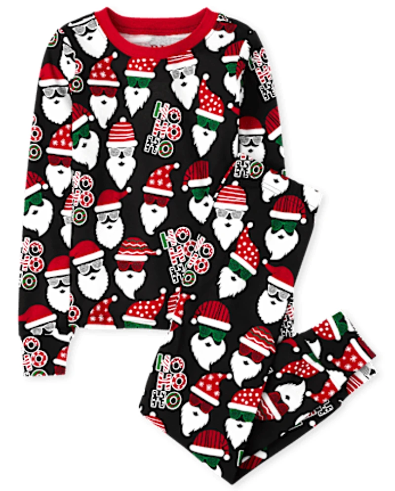 Kids Matching Family Glow Ho Snug Fit Cotton Pajamas