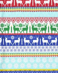 Kids Matching Family Merry and Bright Fairisle Snug Fit Cotton Pajamas