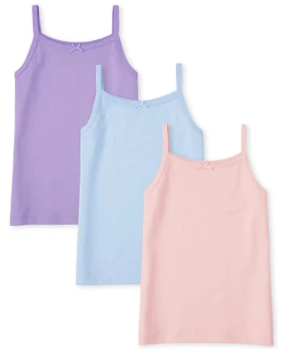 Girls Picot-Trim Cami 3-Pack
